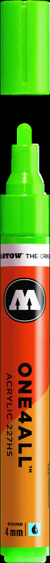 Image of Akrylmarker Molotow 227HS 4mm neon green fluo. 219 227232 4250397600888
