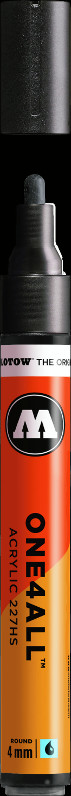 Image of Akrylmarker Molotow 227HS 4mm metallic black  223 227301 4250397606507