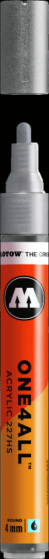 Image of Akrylmarker Molotow 227HS 4mm metallic silver 227 227305 4250397606545