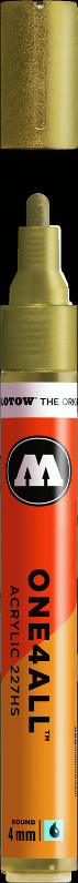 Image of Akrylmarker Molotow 227HS 4mm metallic gold 228 227306 4250397606552