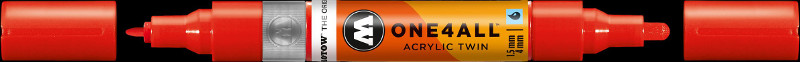 Image of Akrylmarker Molotow 1,5 + 4mm traffic red 013 227402 4250397632513
