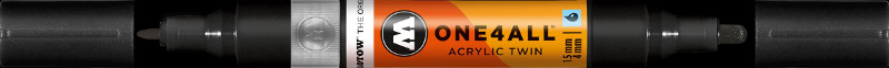 Image of Akrylmarker Molotow 1,5 + 4mm signal black 160 227412 4250397625393