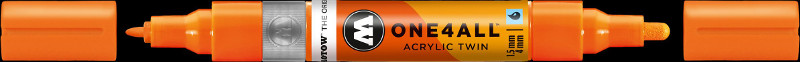 Image of Akrylmarker Molotow 1,5 + 4mm neon orange fluo. 218 227430 4250397635286