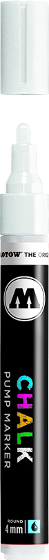 Image of Chalk Marker Molotow 4mm white 005 (6F) 228005 4250397622279