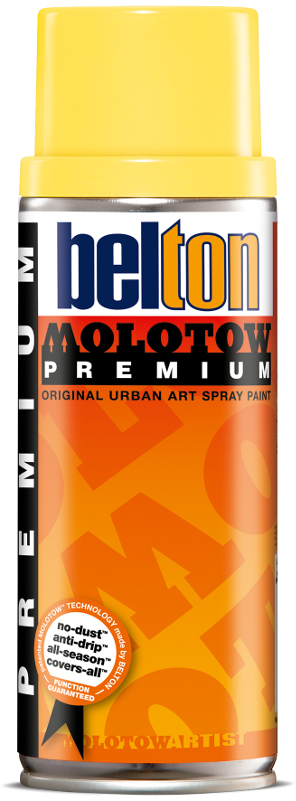Image of Sprayfärg Molotow Premium 400ml  zinc yellow 002 * (6F) 327006 4015962732063