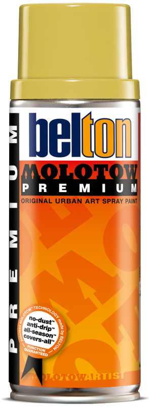 Image of Sprayfärg Molotow Premium 400ml  mustard 182  (6F) Utgår 327049 4015962732490