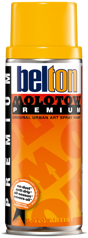 Image of Sprayfärg Molotow Premium 400ml  golden yellow 009  (6F) 327083 4015962732834