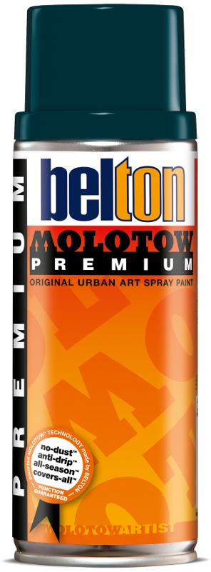 Image of Sprayfärg Molotow Premium 400ml  black turquoise 130  (6F) 327090 4015962732902