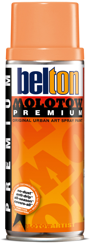 Image of Sprayfärg Molotow Premium 400ml  apricot 034  (6F) Utgår 327116 4015962733169