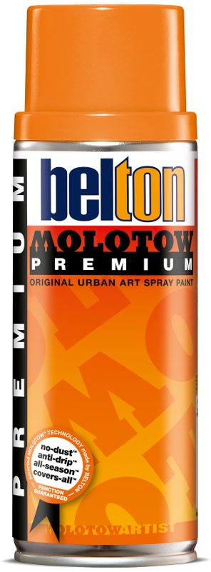 Image of Sprayfärg Molotow Premium 400ml  pastel orange 012  (6F) 327133 4015962733336