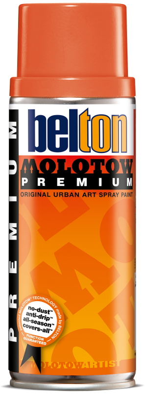 Image of Sprayfärg Molotow Premium 400ml  salmon orange 035  (6F) Utgår 327134 4015962733343