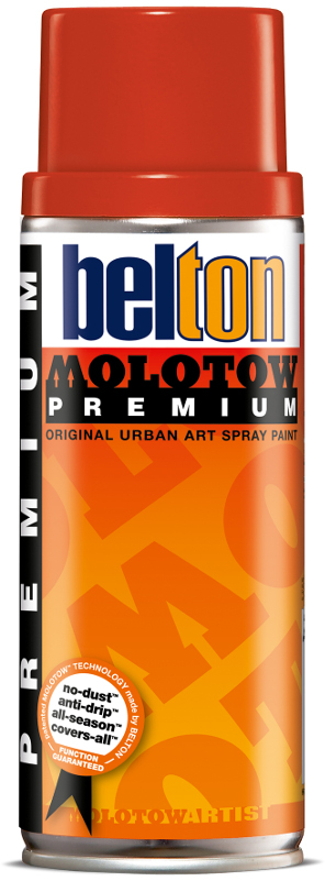 Image of Sprayfärg Molotow Premium 400ml  vermillion 030  (6F) 327135 4015962733350