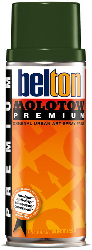 Image of Sprayfärg Molotow Premium 400ml  chromium oxide green 166  (6F) 327144 4015962733442