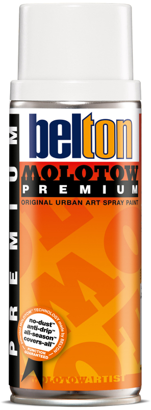 Image of Sprayfärg Molotow Premium 400ml  signal white 231 * (6F) 327160 4015962733602