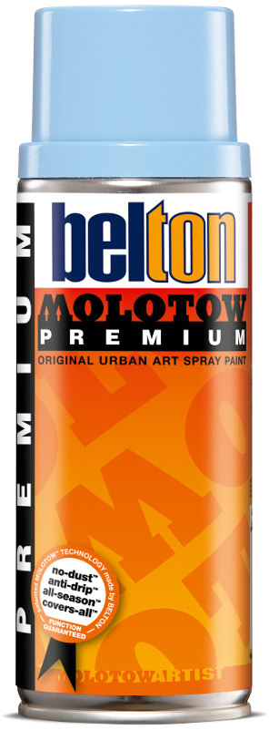 Image of Sprayfärg Molotow Premium 400ml  shock blue pastel 091  (6F) 327163 4015962733633