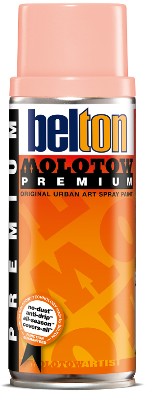 Image of Sprayfärg Molotow Premium 400ml  LOOMIT's apricot p. 037  (6F) 327189 4015962728493
