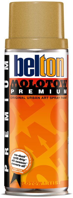 Image of Sprayfärg Molotow PREMIUM 400ml #220 gold dollar (6F) 327243 4015962729117