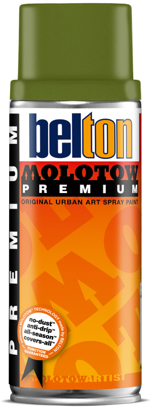 Image of Sprayfärg Molotow PREMIUM 400ml #181 nature green light (6F) Utgår 327251 4015962729209