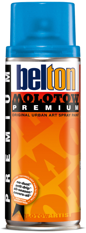 Image of Sprayfärg Molotow Premium 400ml  shock blue transp. 243  (6F) Utgår 327304 4015962733879
