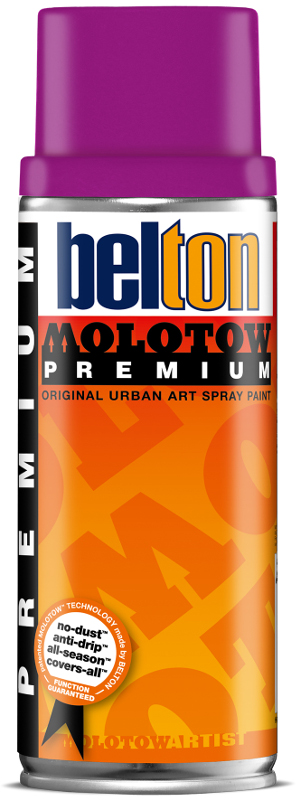 Image of Sprayfärg Molotow  PREMIUM 400ml #234 neon violet (6F) 327356 4015962729339