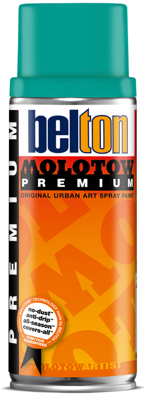 Image of Sprayfärg Molotow  PREMIUM 400ml #235 neon turquoise (6F) 327357 4015962729346