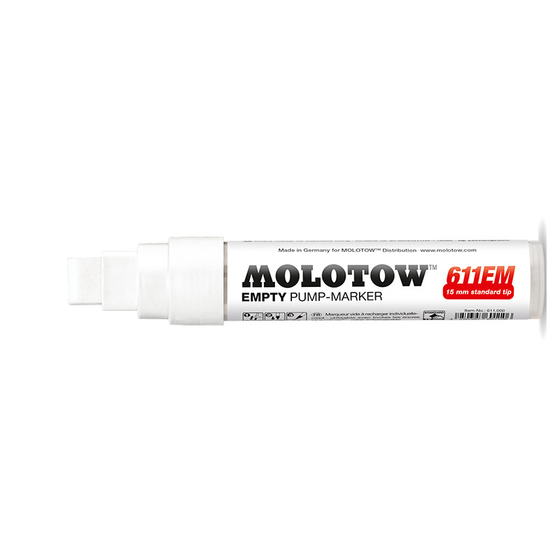 Image of Penna Tom Molotow ONE4ALL 611EM Empty 15mm 611000 4250397601106