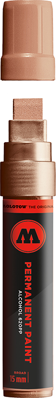 Image of Molotow PaintMarker 620PP 15mm chrome copper 620402 4250397602523