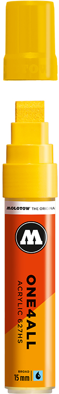 Image of Akrylmarker Molotow 627HS 15mm zinc yellow 006 627201 4250397601113
