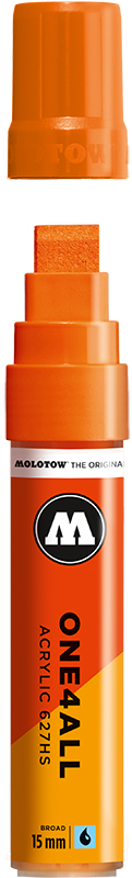 Image of Akrylmarker Molotow 627HS 15mm DARE orange 085 627203 4250397601137
