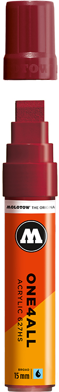 Image of Akrylmarker Molotow 627HS 15mm burgundy 086 627204 4250397601144