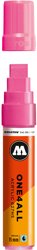 Image of Akrylmarker Molotow 627HS 15mm neonpink 200 627208 4250397601182