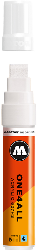 Image of Akrylmarker Molotow 627HS 15mm signal white 160 627211 4250397601212