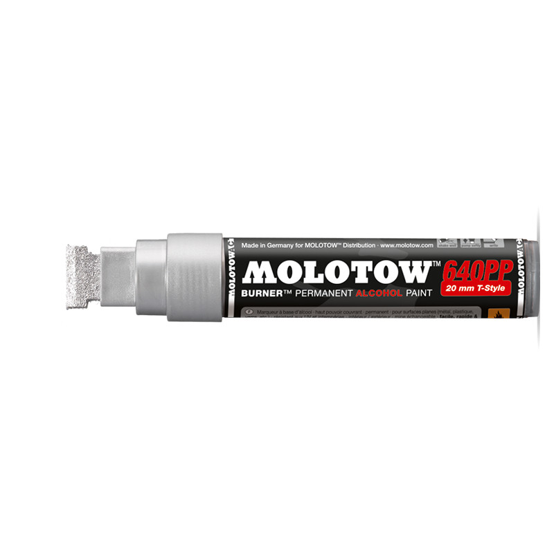 Image of Molotow Burner Marker 640PP 20mm chrome 640397 4250397602608