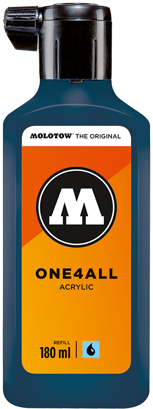 Image of Akrylfärg Molotow ONE4ALL 180ml petrol 027 -HV- 692027 4250397601342