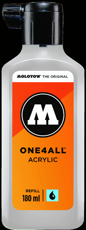 Image of Flaska Tom Molotow ONE4ALL 180ml empty mixing bottle 692100 4250397601410