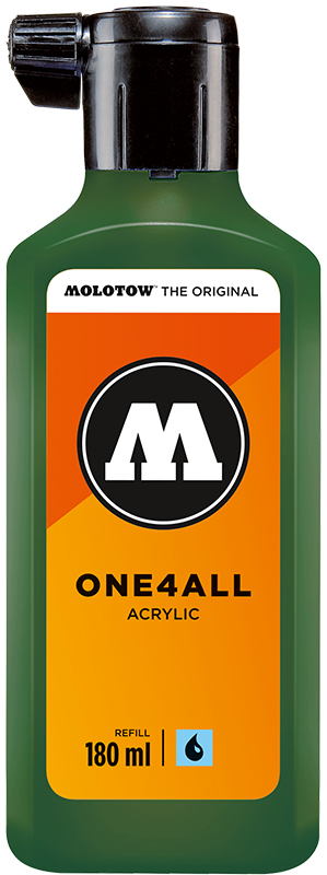 Image of Akrylfärg Molotow ONE4ALL 180ml future green 145 -HV- 692145 4250397601441
