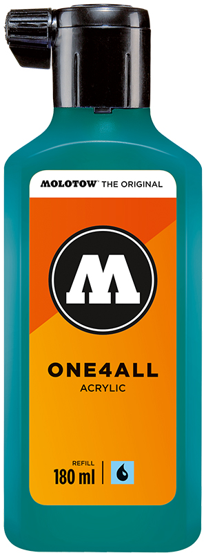 Image of Akrylfärg Molotow ONE4ALL 180ml lagoon blue 206 692206 4250397601540
