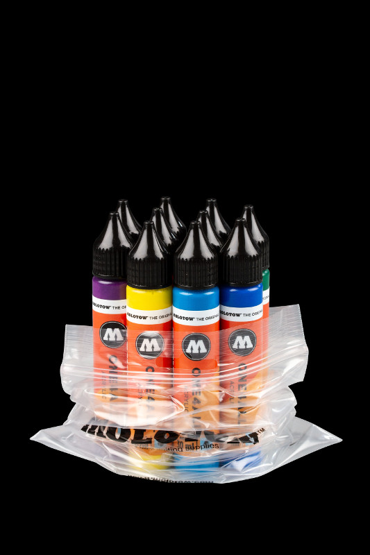 Image of Akrylfärg Molotow ONE4ALL 10x30ml Starter-Kit 693101 4250397601779