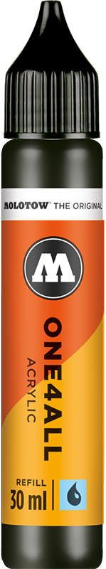 Image of Akrylfärg Molotow ONE4ALL 30ml signal black 180 693180 4250397601830