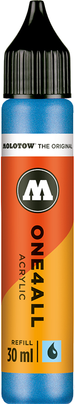 Image of Akrylfärg Molotow ONE4ALL 30ml Metallic blue 693224 4250397635651