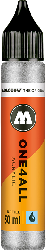 Image of Akrylfärg Molotow ONE4ALL 30ml Metallic silver 693227 4250397635682