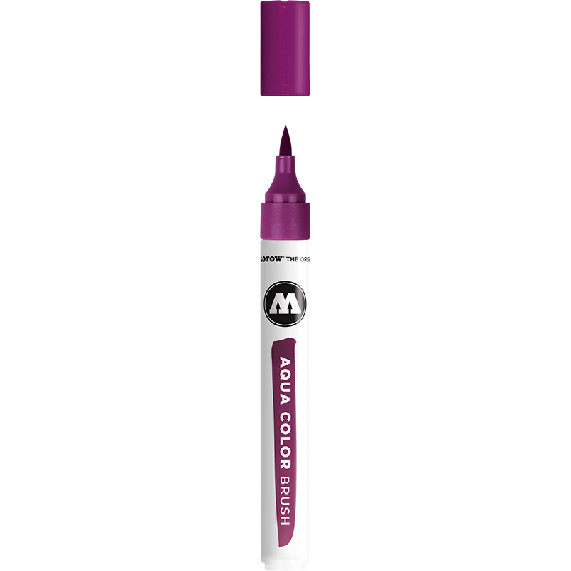 Image of Akvarellmarker Molotow Aqua Color Brush 010 purple (3F) 727210 4250397642963