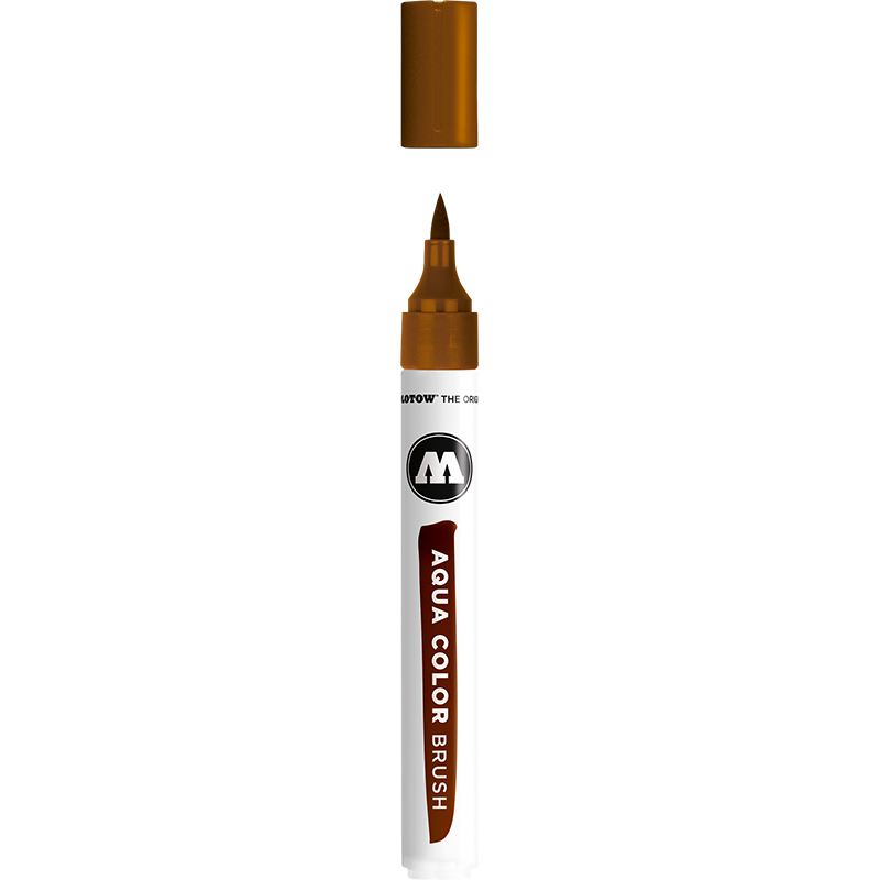 Image of Akvarellmarker Molotow Aqua Color Brush 019 brown (3F) 727219 4250397643021