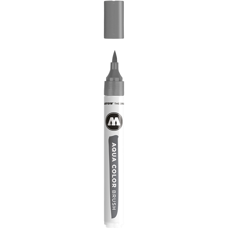 Image of Akvarellmarker Molotow Aqua Color Brush 025 neutral grey 02 (3F) 727225 4250397644608