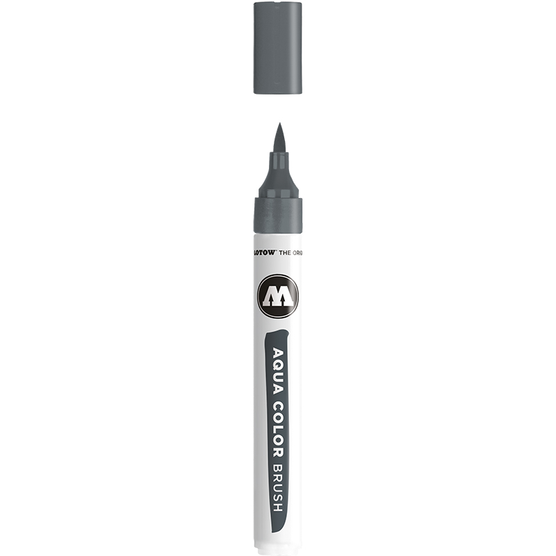 Image of Akvarellmarker Molotow Aqua Color Brush 029 cool grey  (3F) 727229 4250397644639