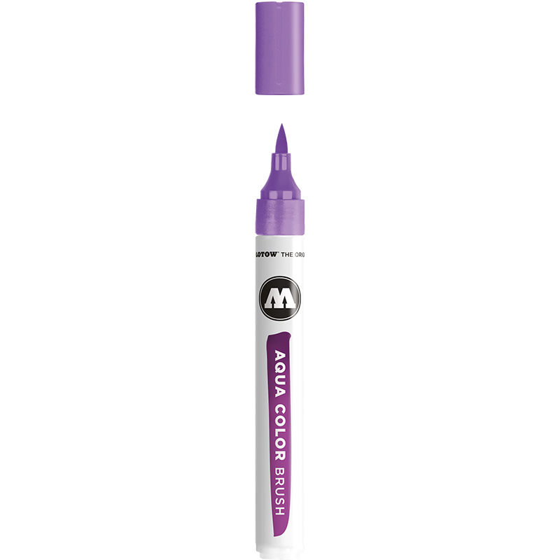 Image of Akvarellmarker Molotow Aqua Color Brush 048 violet (3F) 727248 4250397644745