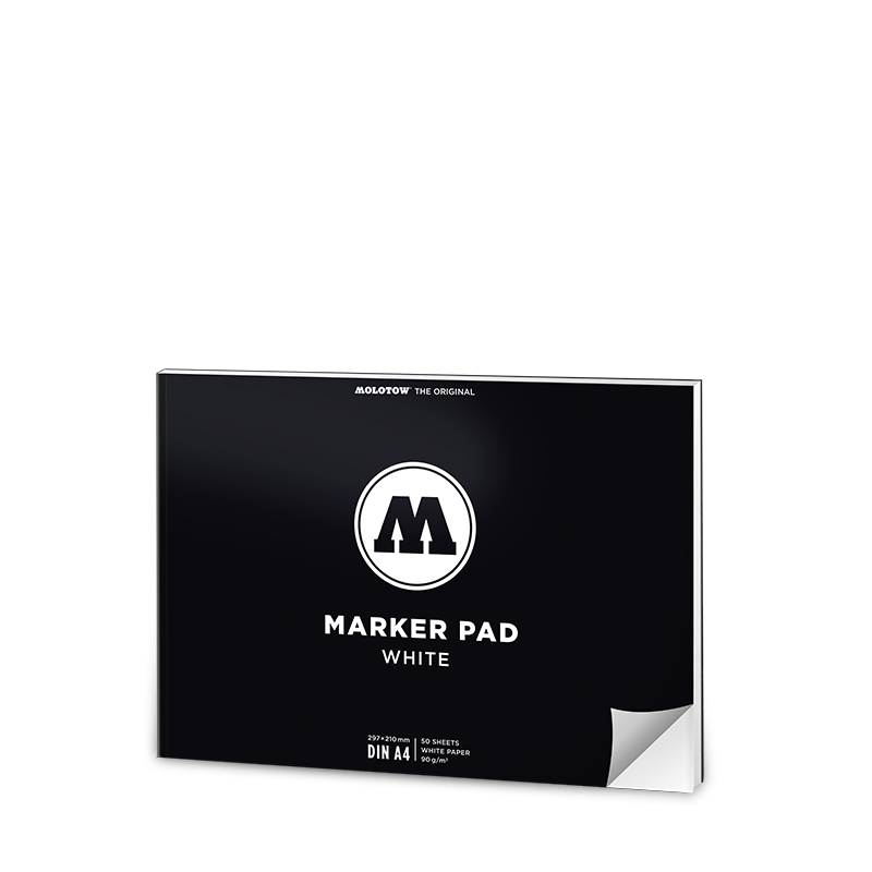 Image of Markerblock Molotow A4 50ark 90g (5F) 801210 4250397609461