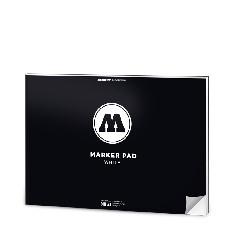 Image of Markerblock Molotow A3 50ark 90g 801211 4250397609478
