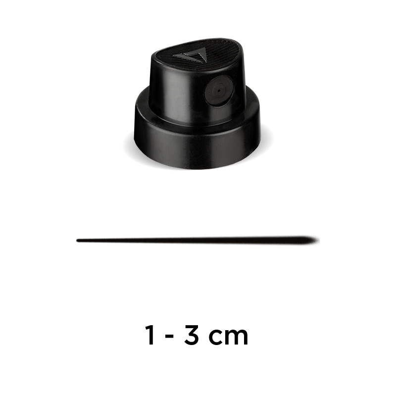 Image of Spraymunstycke Molotow MOLOTOW Super Skin. black Polybag 100 pcs. 9018100 4250397638881
