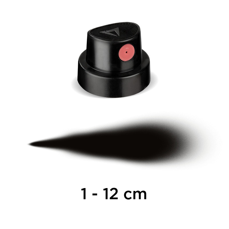 Image of Spraymunstycke Molotow Molotow Super Fat black/pink, Polybag 100 pcs. 9021100 4250397638980